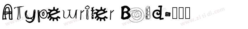 ATypewriter Bold字体转换
